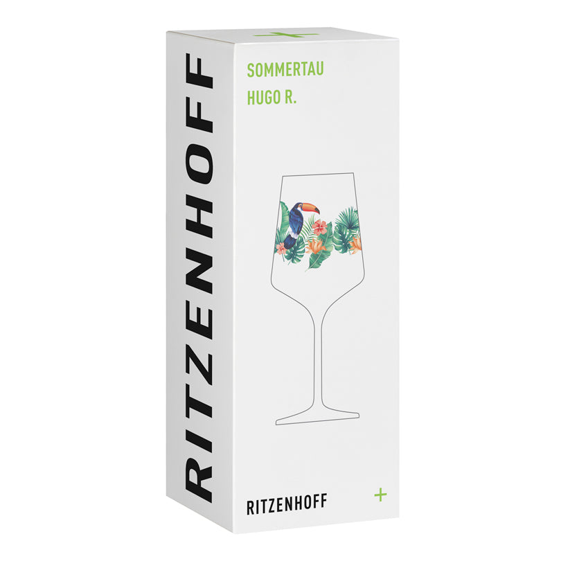 Calice aperitivo Hugo "Sommertau #13 - Artur Hakobyan Sulle altalene del tucano" cl 54/cm Ø8,3x22,5