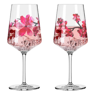 Calice Spritz "Sommersonett #6 - Vasconcelos", confezione assortita da 2 pezzi cl 54/cm Ø8,3x22,5