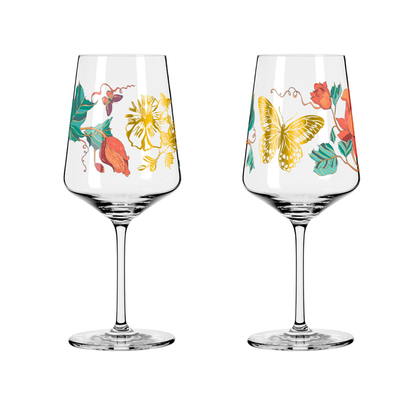 Calice aperitivo Aperizzo "Sommerrausch Deluxe #20 - E. Tjader", confezione assortita da 2 pezzi cl 54/cm Ø8,3x22,5