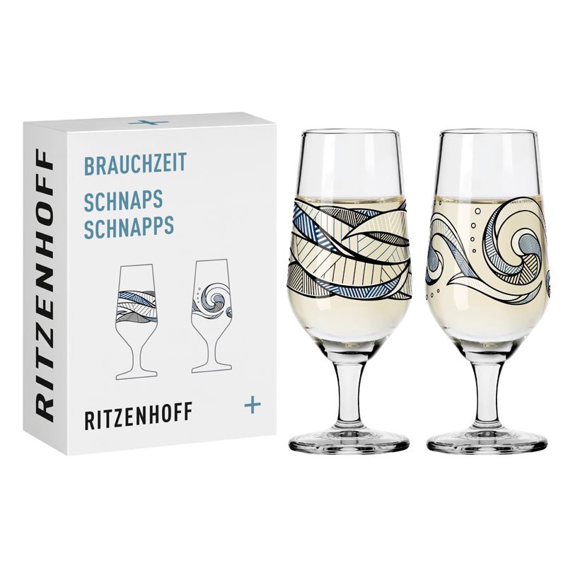 Bicchiere grappa "Brauchzeit #3 - A. Preis", confezione 2 pezzi cl 6/cm Ø3,1x10,4