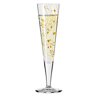 Calice champagne Champus "Goldnacht #2 - Sibylle Mayer" cl 20/cm Ø7,2x24