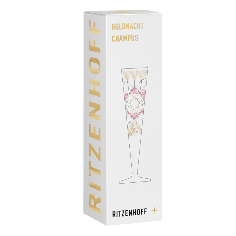 Calice champagne Champus "Goldnacht #26 - Bohr" cl 20/cm Ø7,2x24