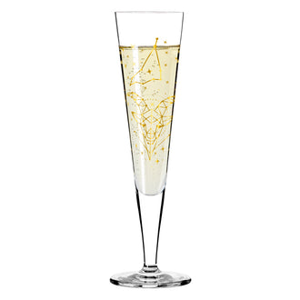 Calice champagne Champus "Astro #4 Capricorno - Mubaza" cl 20/cm Ø7,2x24