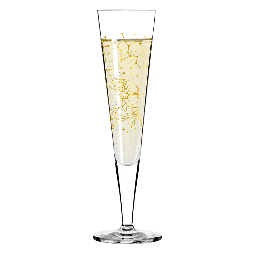 Calice champagne Champus "Astro #9 Sagittario - Mubaza" cl 20/cm Ø7,2x24