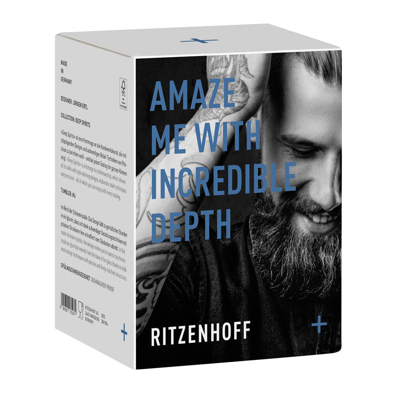 Bicchiere Whisky "Deep Spirits #4 - Ertl Igloo" cl 41/cm Ø9,6x9