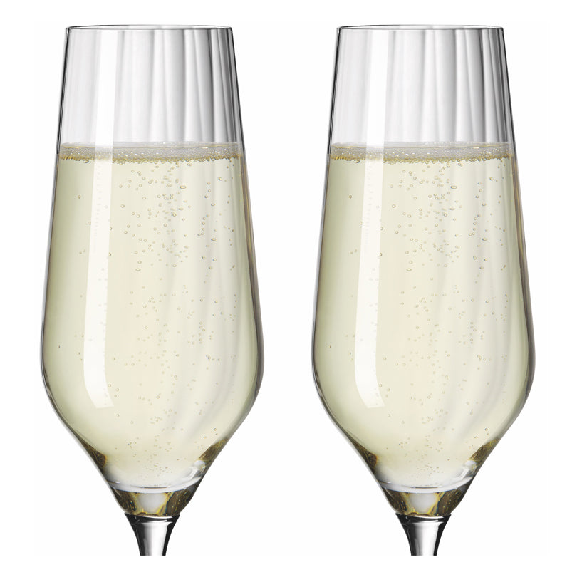 Calice champagne "Sternschliff #1", confezione 2 pezzi cl 25/cm Ø6,5x23,6