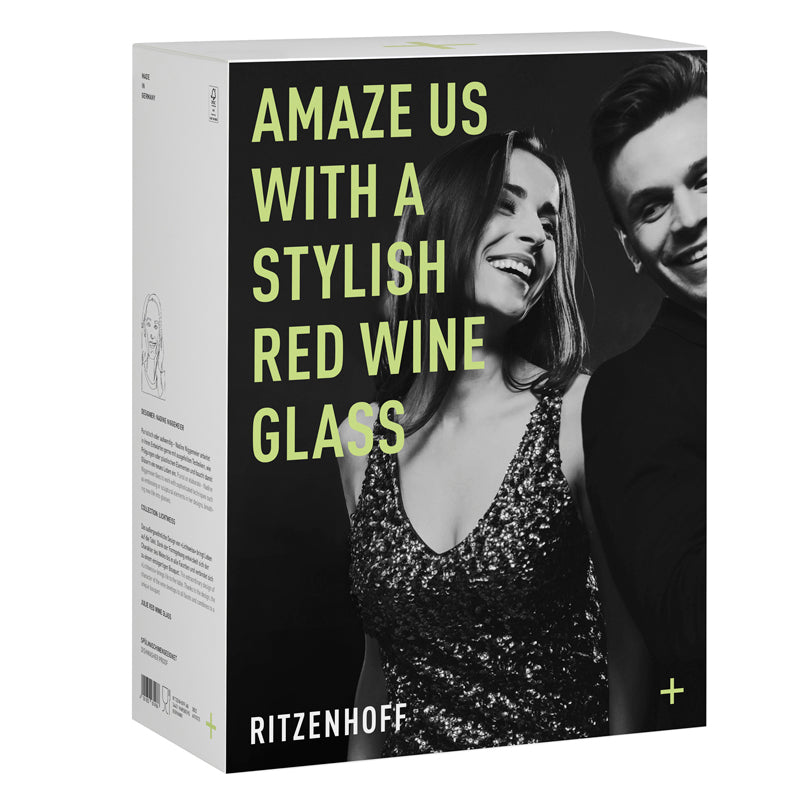 Calice vino rosso "Lichtweiss #1 - Niggemeier", confezione 2 pezzi cl 54/cm Ø9,3x22,5