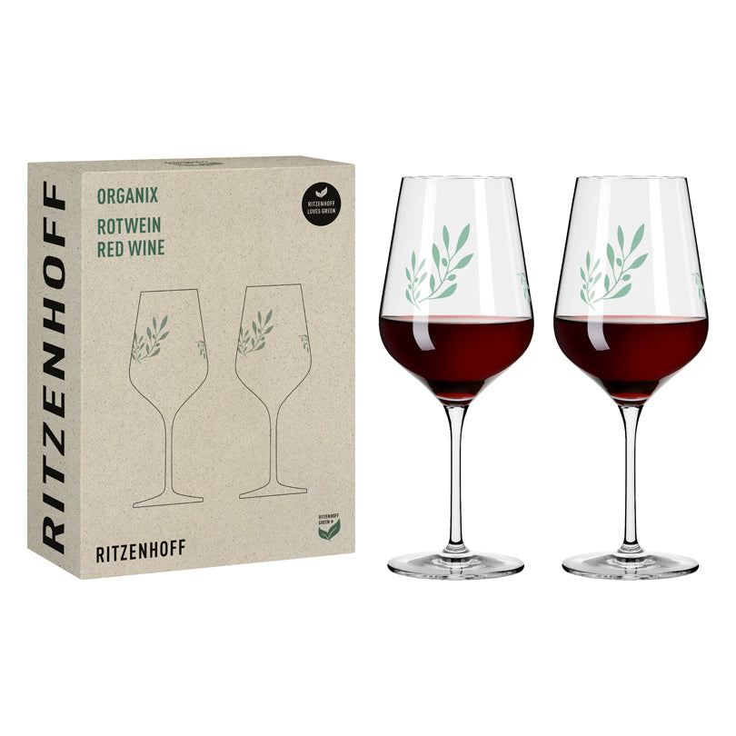 Calice vino rosso  "Organix #1 - Bohnenberg", confezione da 2 pezzi cl 57/ cmØ9,4x23,6