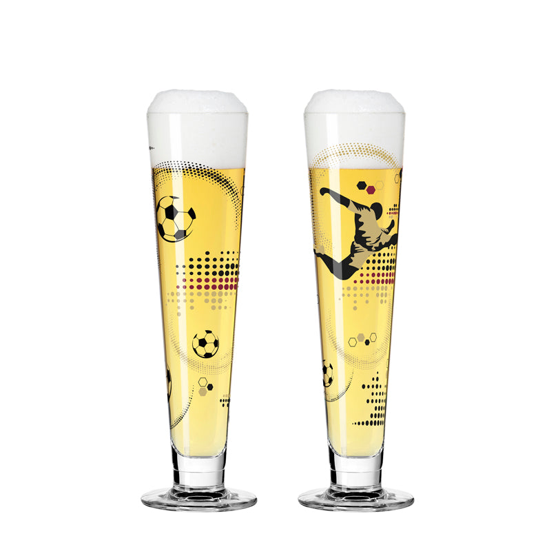 Calice birra "Heldenfest 2024", confezione assortita da 2 pezzi cl 39/cm Ø7,5x25