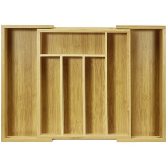 Portaposate allungabile con 5 - 7 scomparti cm 33,5x29-48x5