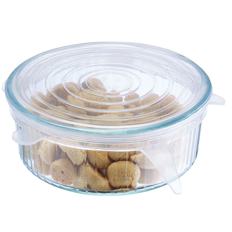 Coperchio salvafreschezza tondo estensibile, confezione assortita da 6 pezzi