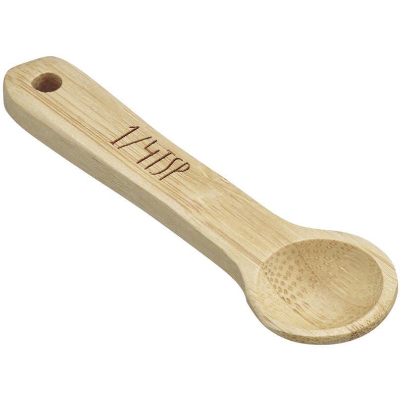 Cucchiaio dosatore "Woody", confezione assortita da 4 pezzi 1/4 TSP - 1TBSP