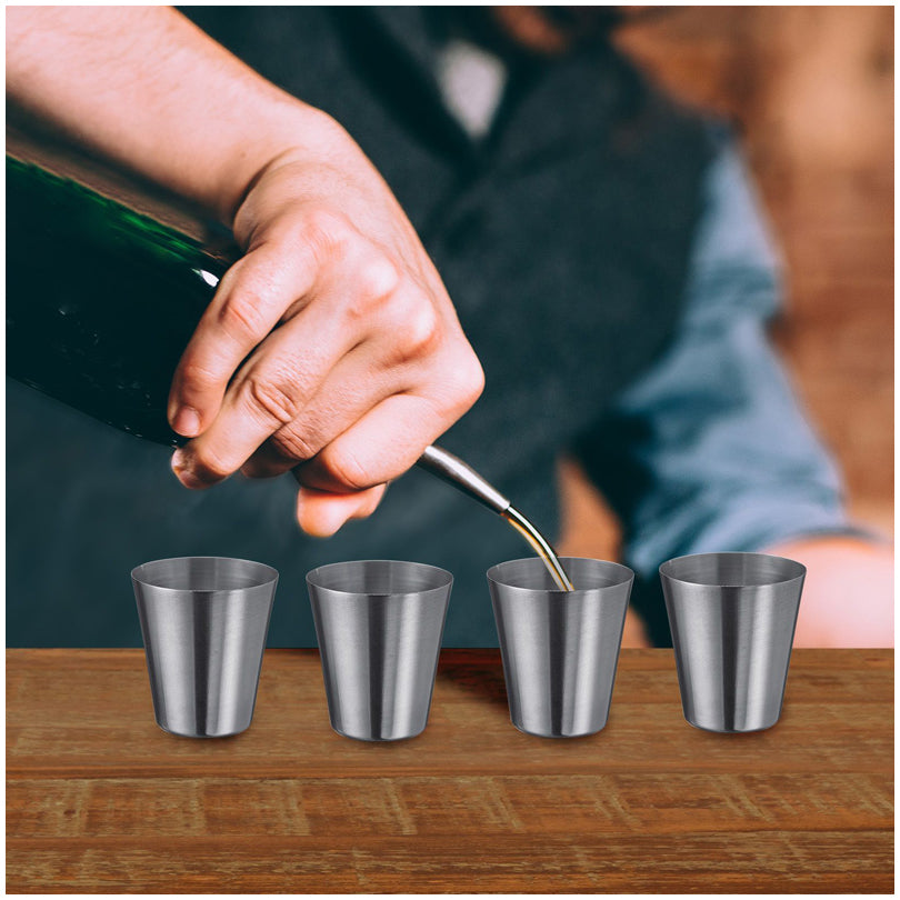 Bicchierini grappa mini "Mendo", confezione 4 pezzi ml 30/cm Ø3,5x4