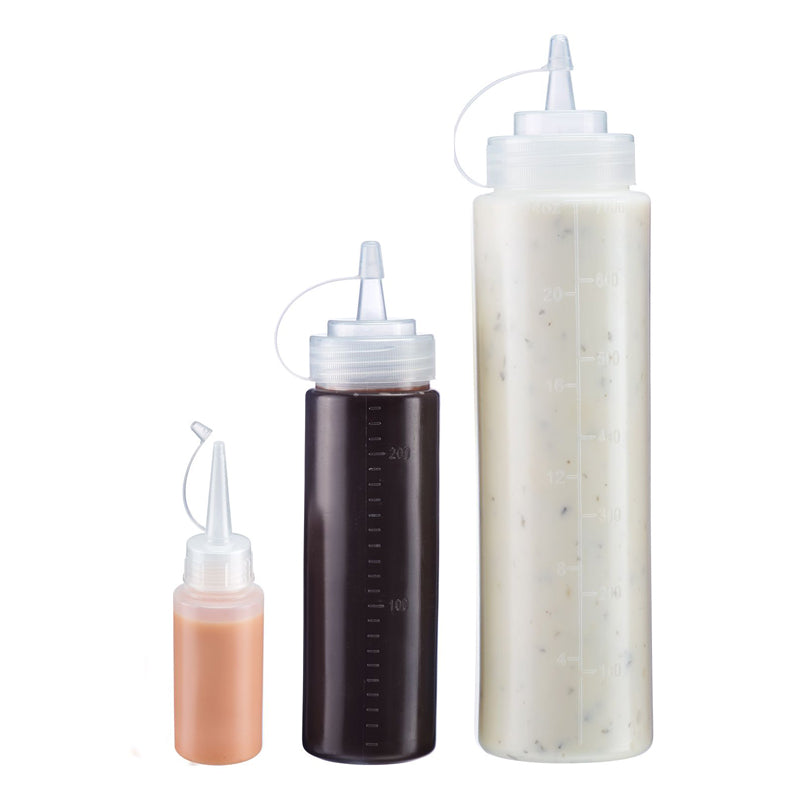 Flacone dosatore, confezione 3 pezzi ml 50/cm Ø3,5x13,2