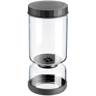 Barattolo sgocciolamento con 2 compartimenti l 1,3/cm Ø10,5x15,5