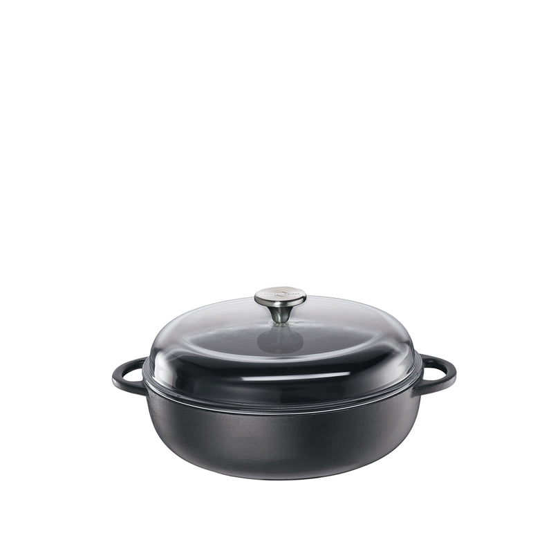 Padella alta con coperchio in vetro "Provence" l 3,9/cm Ø29x7,5