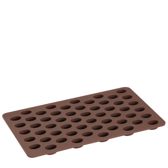 Stampo per cioccolatini/Formaghiaccio "Chicco di caffè", 55 cavità cm 18,5x11x0,9