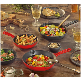 Padella da portata "Provence" con pratici beccucci su entrambi i lati cm Ø20x4,5