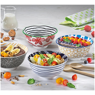 Ciotola müsli, ramen o finger food "Amici - Favi" ml 500/cm Ø15,5x7