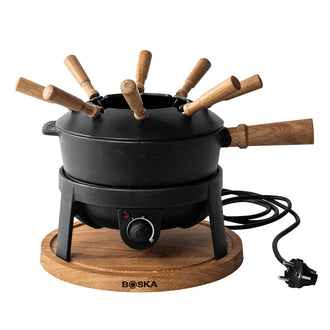 Servizio fonduta elettrico "Pro", 12 pezzi l 2,15/cm Ø40x28,5