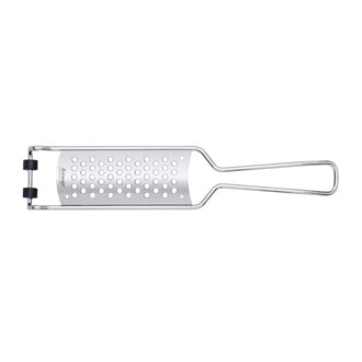 Parmesanreibe mit 2-in-1 Fänger und Klingenschutz cm 33x7x2