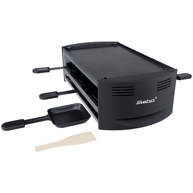 Pizza-Raclette per 6 persone "RC 6 BAKE & GRILL" cm 45x23x13,5