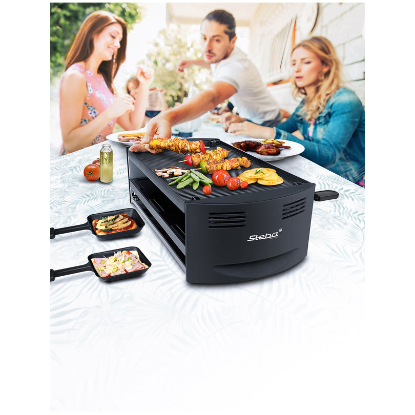 Pizza-Raclette per 6 persone "RC 6 BAKE & GRILL" cm 45x23x13,5