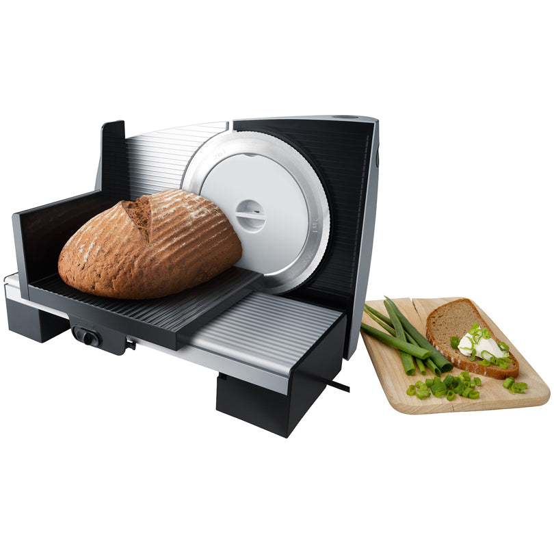 Affettatrice elettrica multifunzionale "AS 200" con lama universale 2 in 1 (cm Ø17) cm 23x33,5x23,5