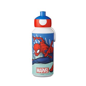 Borraccia Pop-Up "Campus - Spiderman" ml 400/cm Ø7x18,4