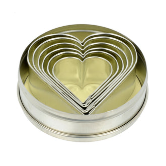 Stampini in scatola 6 pezzi Cuore CM 4-8