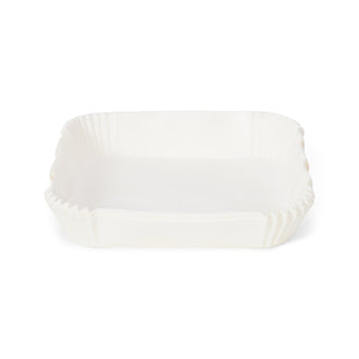 Carta forno per friggitrice ad aria, confezione 50 pezzi cm 16x16x4