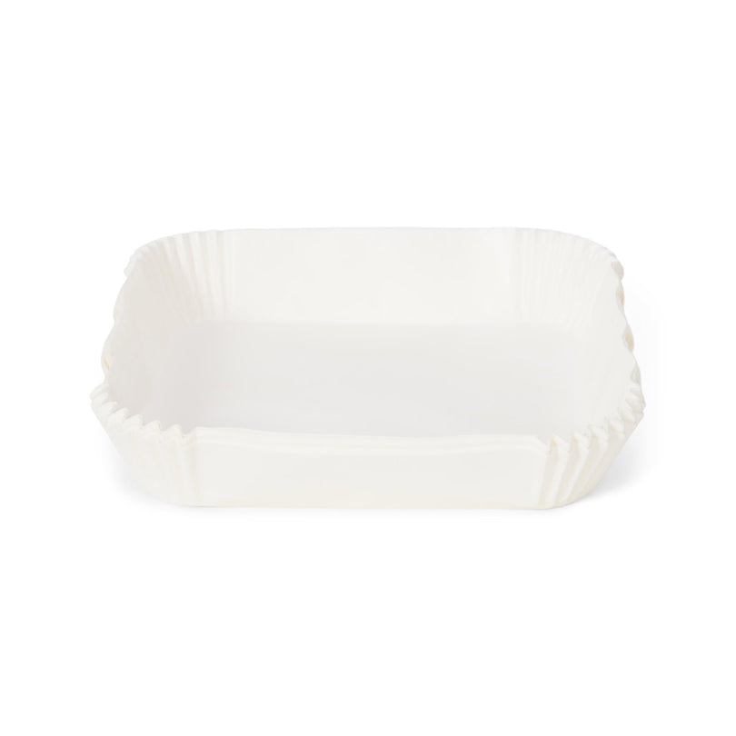 Carta forno per friggitrice ad aria, confezione 50 pezzi cm 16x16x4