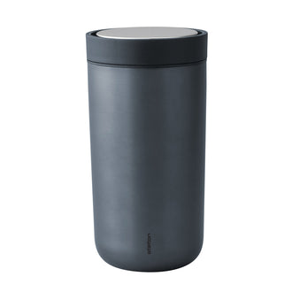 Mug termico a doppia parete in acciaio "To Go Click" l 0,4/cm Ø8,3x17