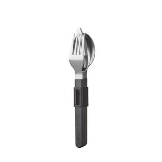Set posate con pratico clip "Silueta", 3 pezzi cm 20,2x4,3x4