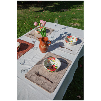 Tovaglietta all'americana rettangolare "Lina", utilizzabile su entrambi i lati cm 45x33