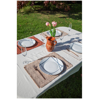 Tovaglietta all'americana rettangolare "Lina", utilizzabile su entrambi i lati cm 45x33