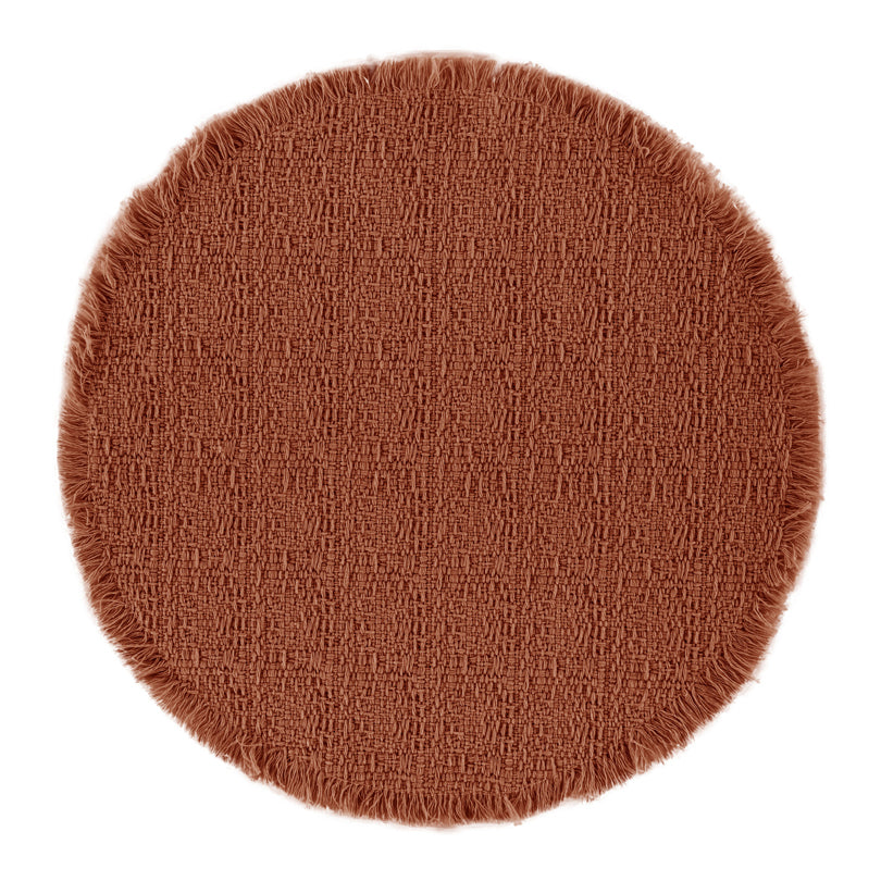 Tovaglietta all'americana tonda "Lina", utilizzabile su entrambi i lati cm Ø38