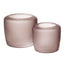 Portalumino rigato tondo cm Ø17x15