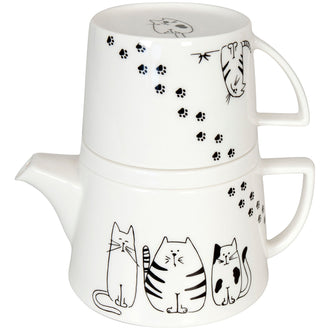 Tea for one, disegno: Funny Cats ml 650/ml 350