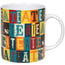 Tazza mug, disegno: Tea Squares ml 300/cm Ø8x9,5