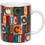 Tazza mug, disegno: Choco Squares ml 300/cm Ø8x9,5
