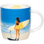Tazza mug, disegno: Vacation - Surfing ml 300/cm Ø8x9,5
