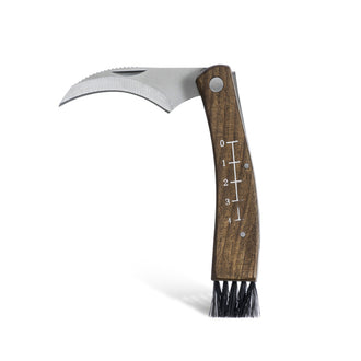 Coltello funghi con custodia cm 6x14,5/cm 13,5