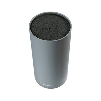 Ceppo coltelli tondo con inserto setole estraibile cm Ø11x22,5