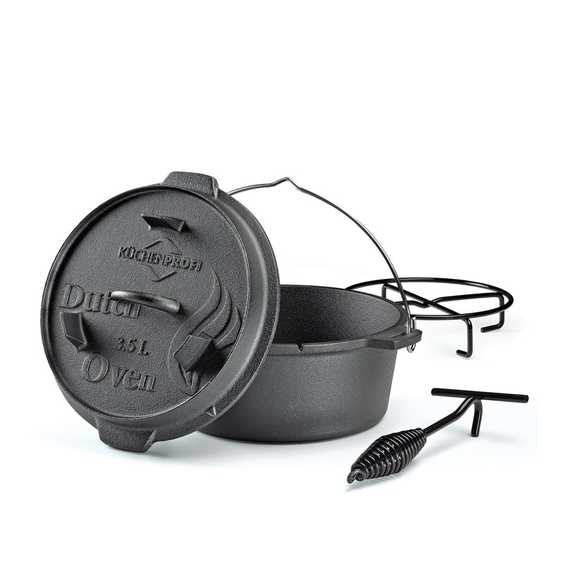 Forno Olandese BBQ - Dutch Oven l 3,5/cm Ø24 – Schönhuber