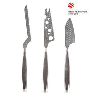 Set 3 coltelli formaggio "Monaco+" cm 21-26