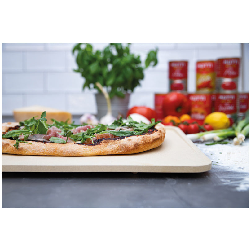 Pietra per pizza rettangolare Deluxe cm 40x32x2 – Schönhuber