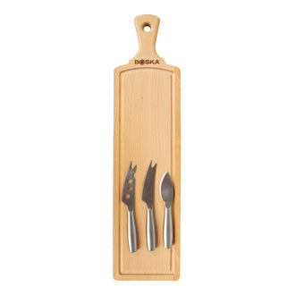 Kit formaggio rettangolare "Amigo", 4 pezzi cm 44,5x11x1,5