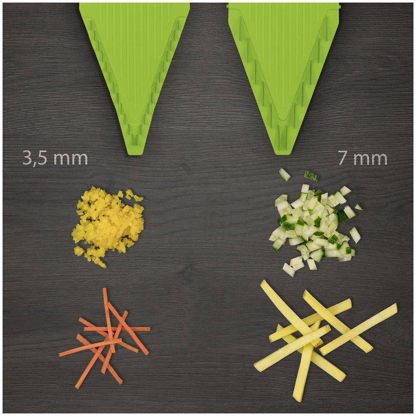 Affettaverdura "V5 Power Line", Kit 5 pezzi cm 38x15