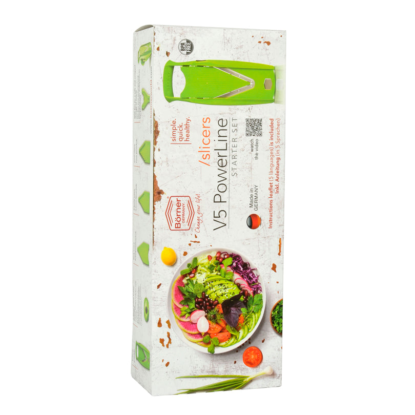 Affettaverdura "V5 Power Line", Kit 5 pezzi cm 38x15